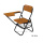 Japan folding tablet arm chair